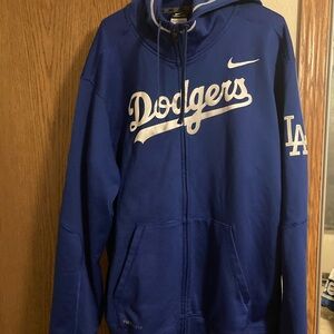 Nike LA Dodgers Blue Hoodie